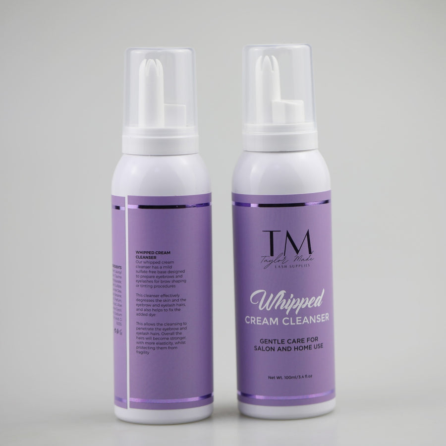 Whipped cream cleanser